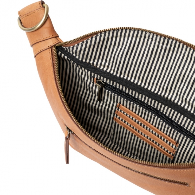 Drew Bum Bag soft grain leathe Wild Oak