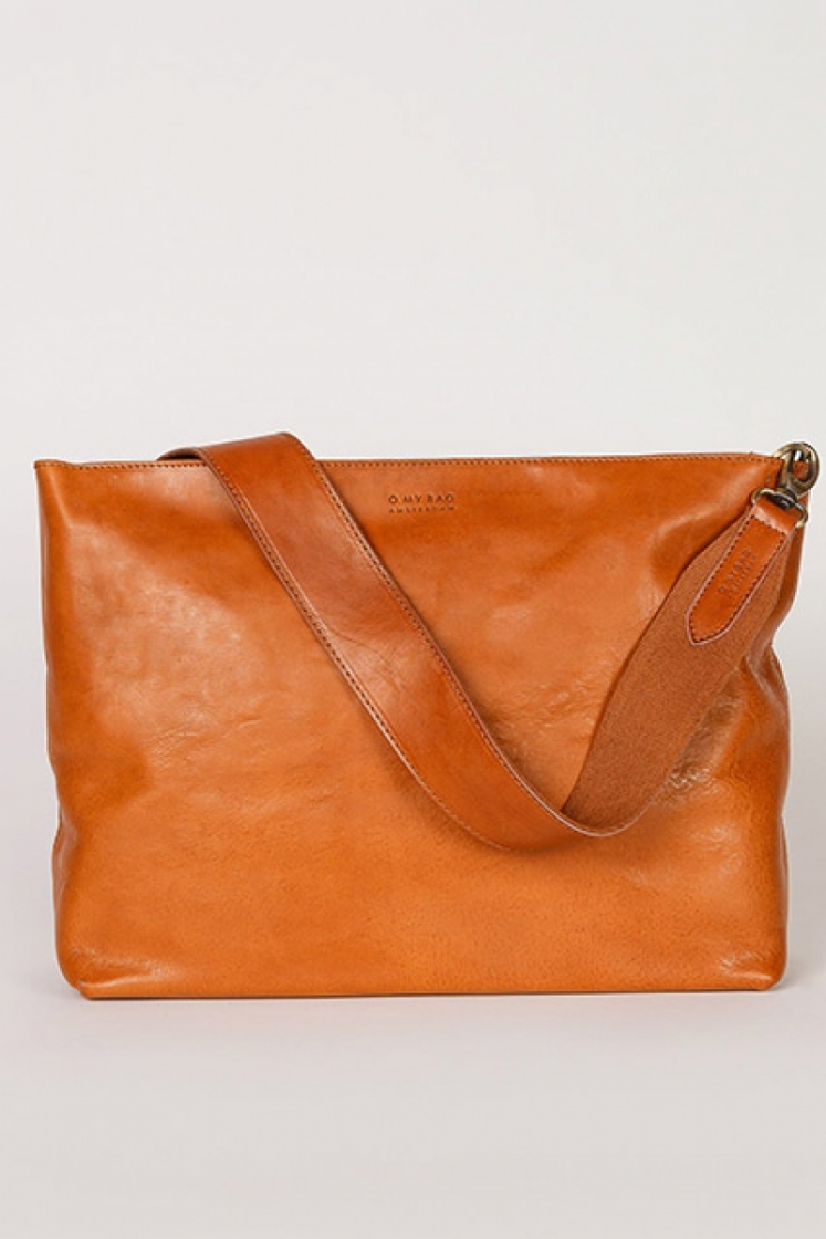 Olivia Stromboli leather Cognac