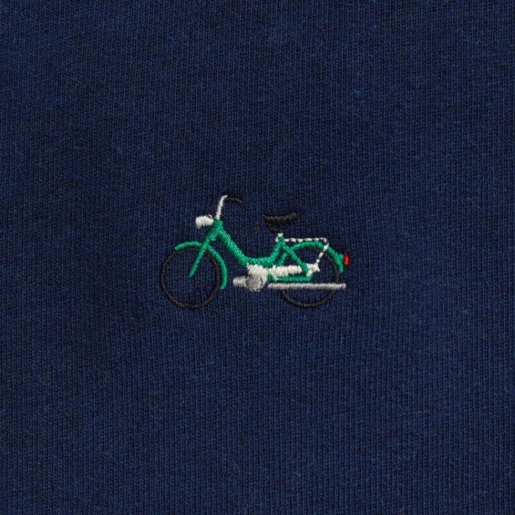 Application sweatshirt Navy-melange
