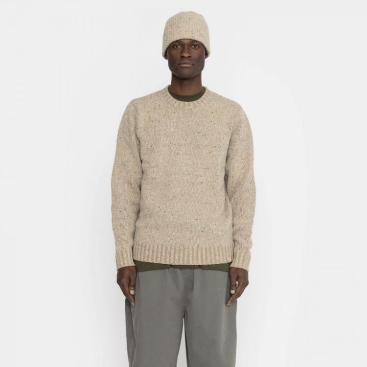 Knit sweater off-white