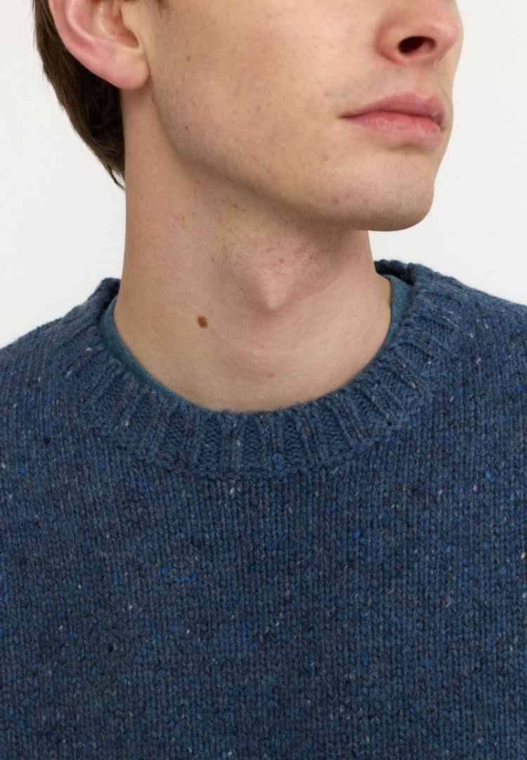 Knit sweater Blue