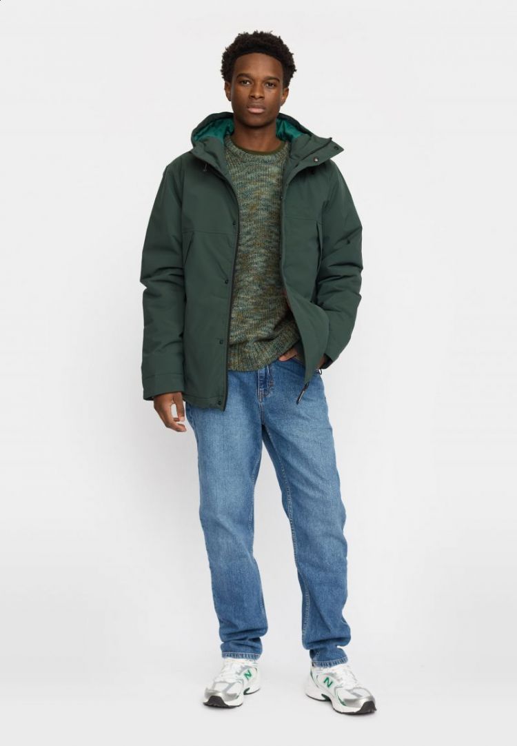 Padded tech jacket Darkgreen