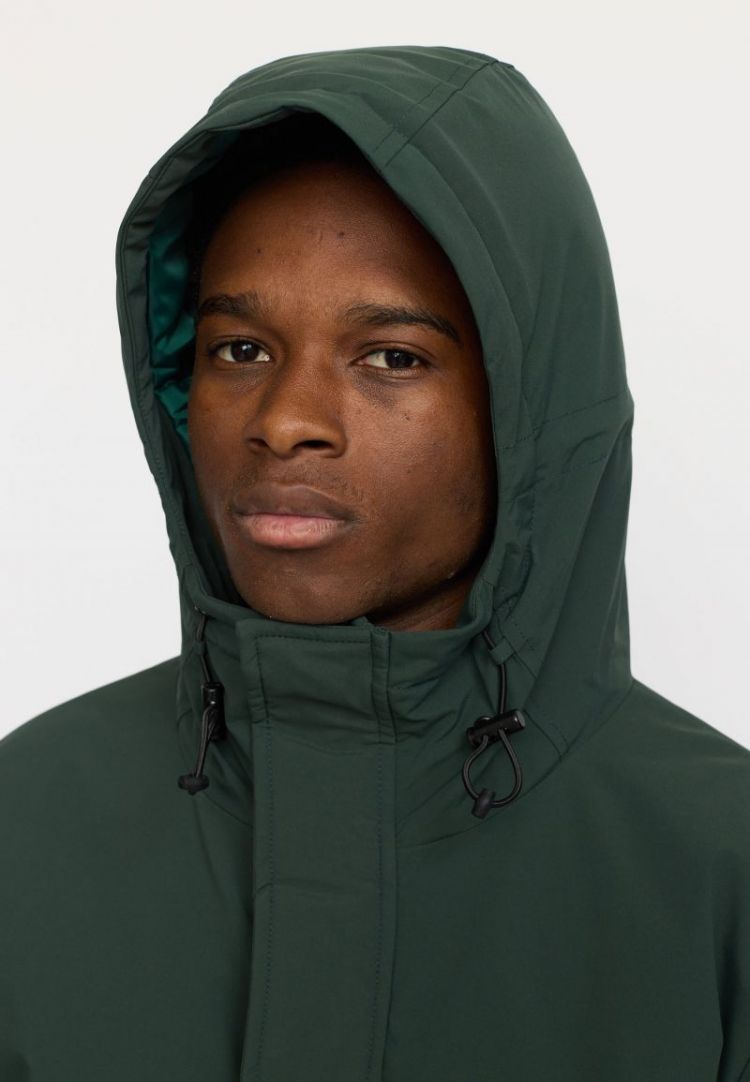 Padded tech jacket Darkgreen