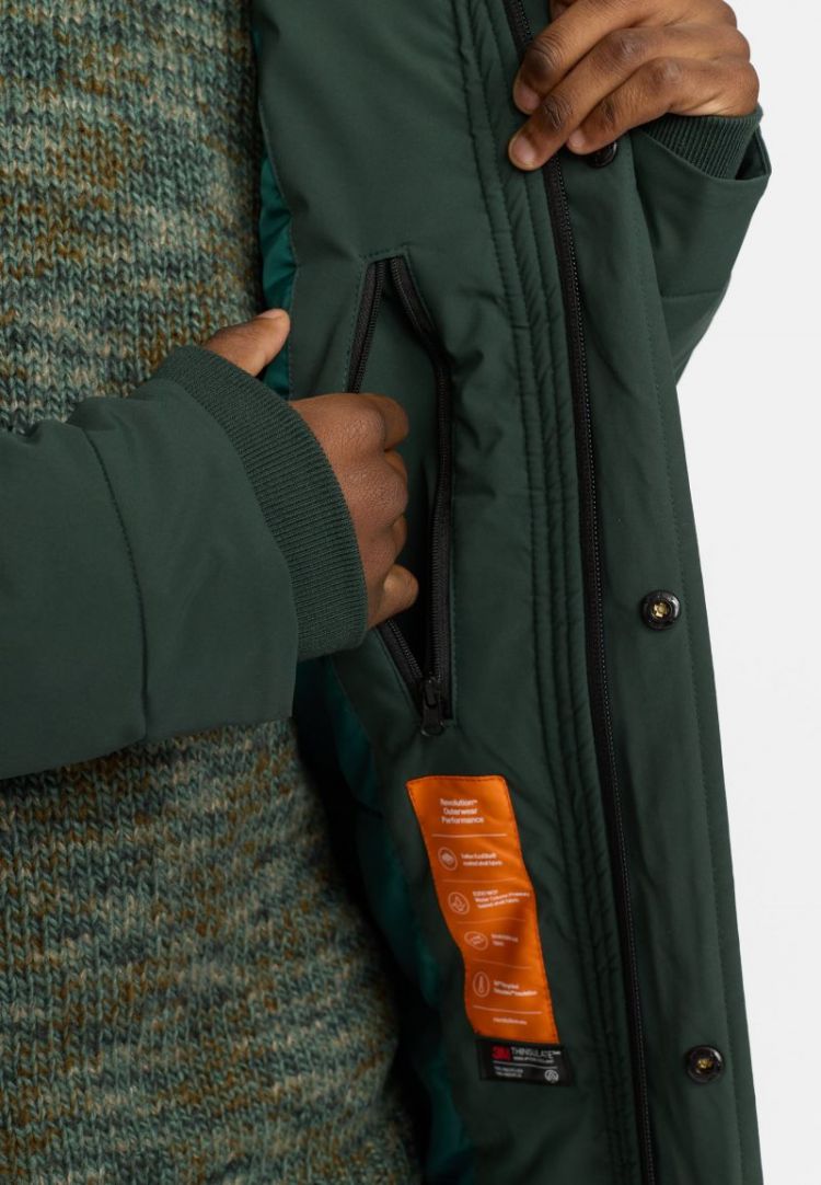 Padded tech jacket Darkgreen