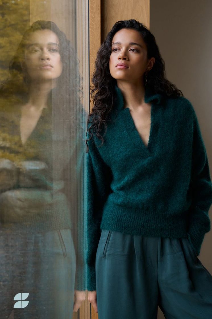 Polo pullover 465-Dark green