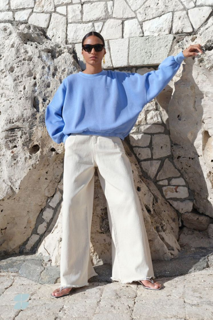 Malyn Sweater 1631-City Blue