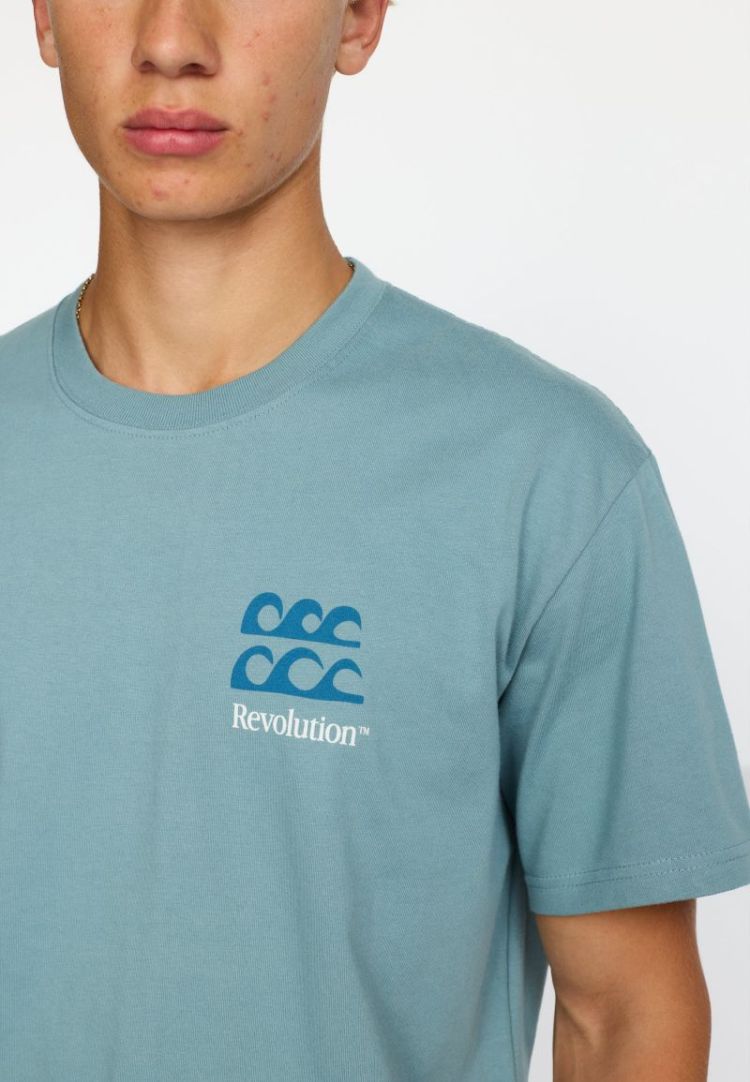 Printed t-shirt Blue