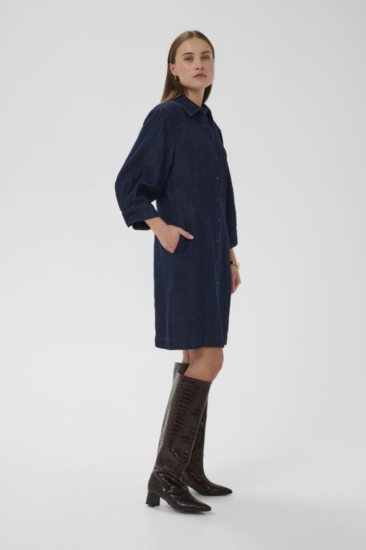 SLChaman short dress 301728-Dark Blu
