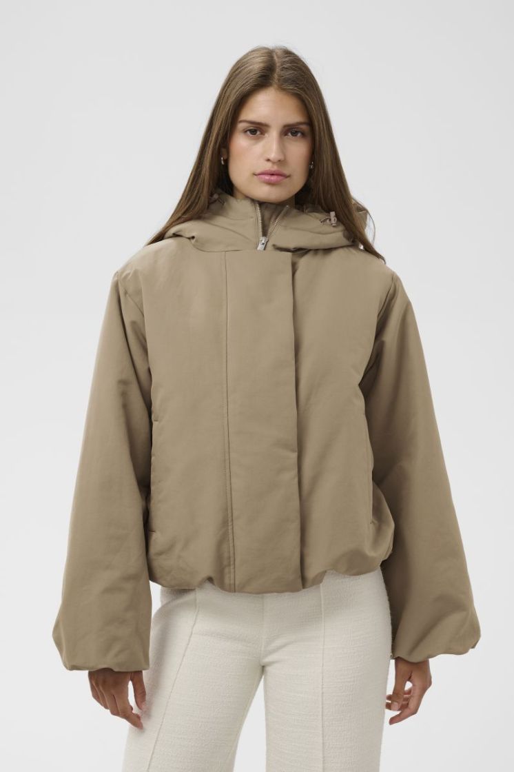 SLAlicie hooded jacket 171311-Deser Ta