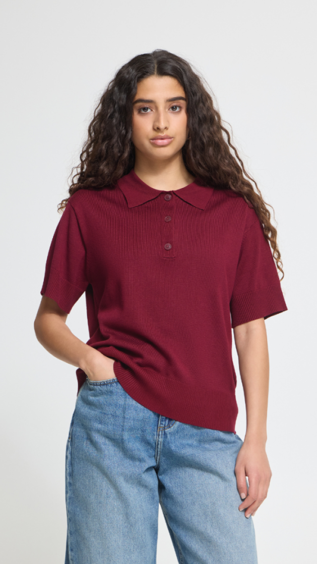 IHLULS POLO SS 192024-Rhododen