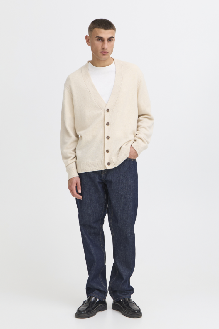 SDRUCJ CARDIGAN 130401-Oatmeal