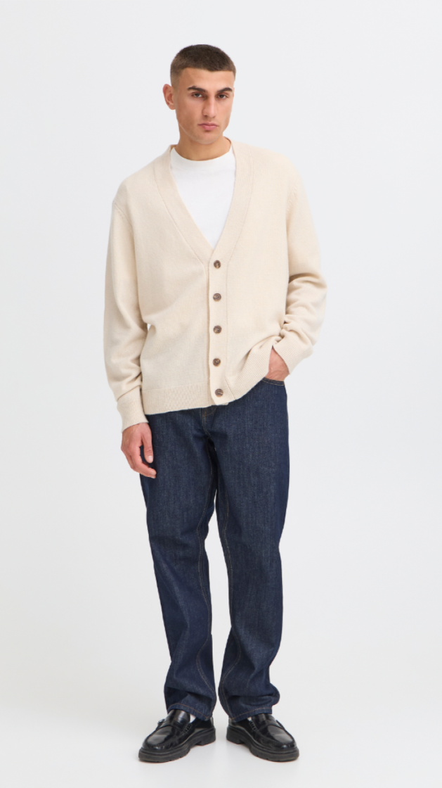 SDRUCJ CARDIGAN 130401-Oatmeal
