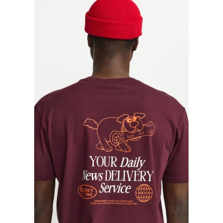 Application t-shirt Burgundy