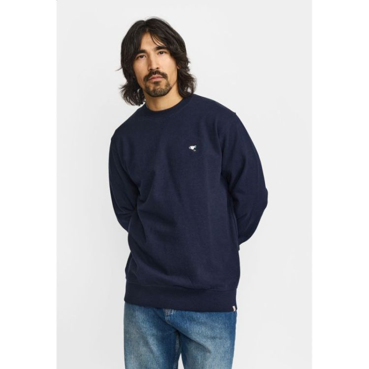 Application Sweatshirt Navy-mel
