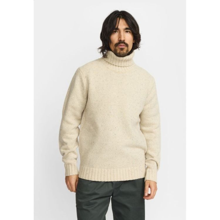 High-Neck Sweater White