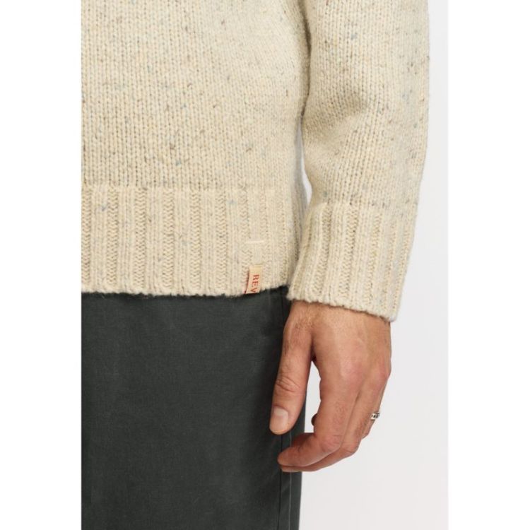 High-Neck Sweater White