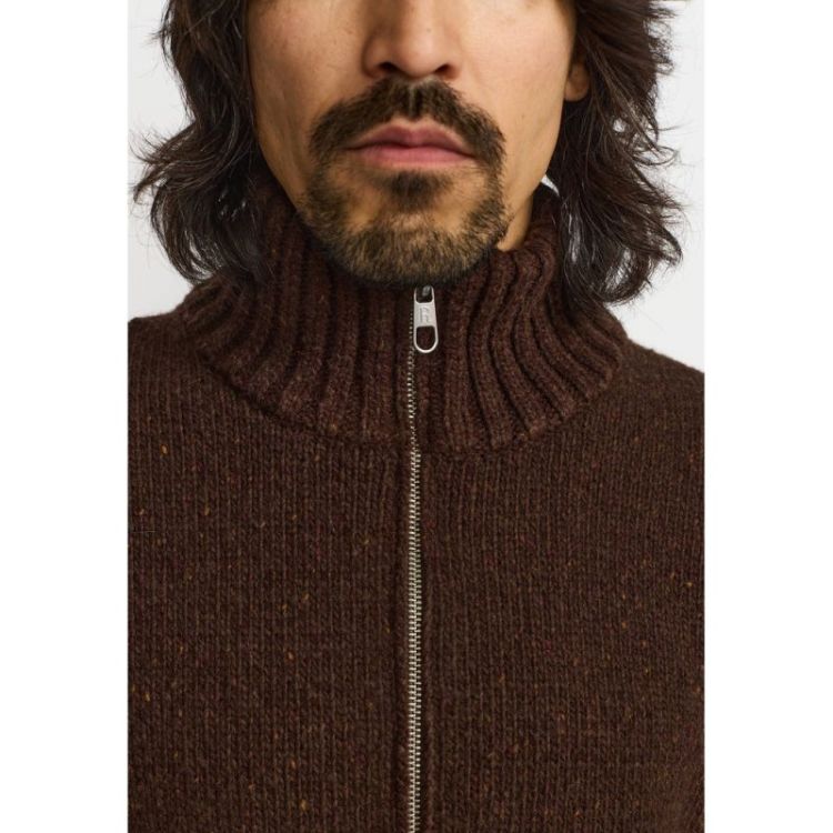 Half-Zip Knit Darkbrown