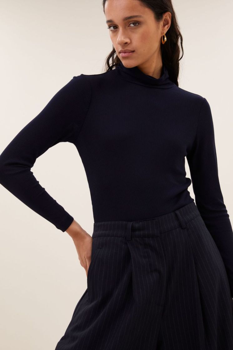 Tobi Stripe Top 856-Midnight